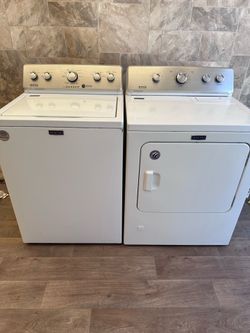 Maytag washer and dryer laundry