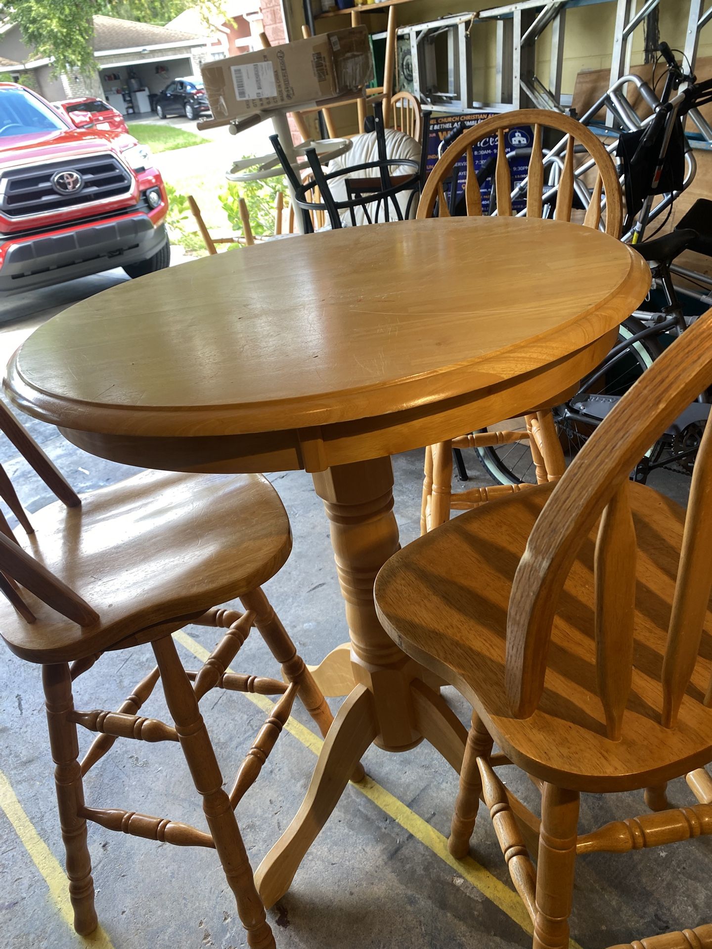 High table with 3 barstools,All Products : American Fashion Style Bags On Sale