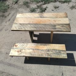 Children's Table / Bench Set