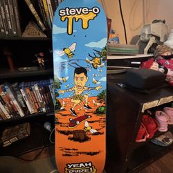 Stevo Skateboard Signed
