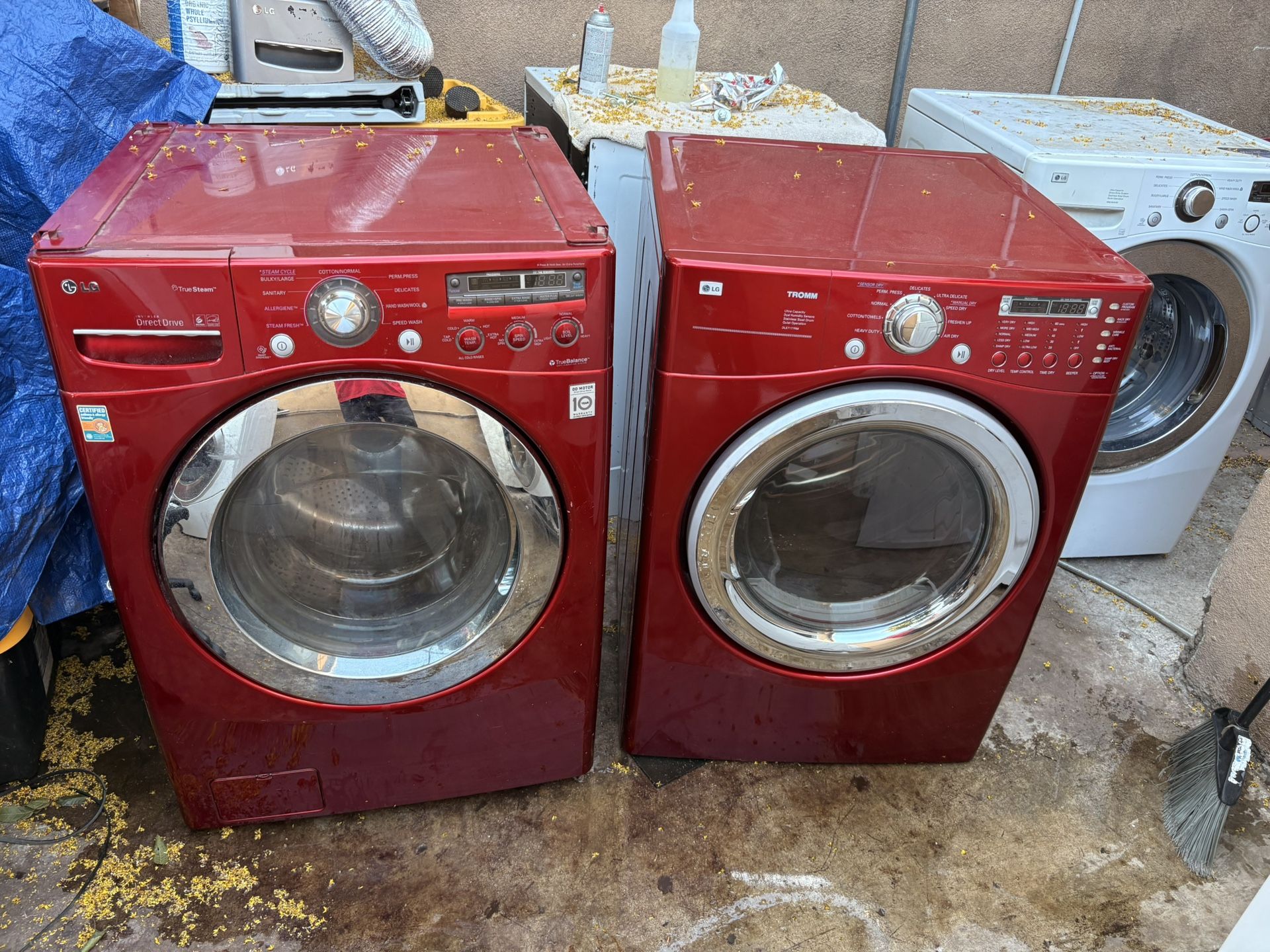 Lg Stackable Washer And Electric Dryer