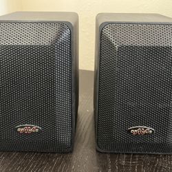 Optimus Pro 7AV Wired Mountable Bookshelf Speaker pair