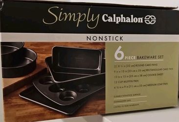 !BRAND NEW! Simply Calphalon Nonstick 6-Piece Bakeware Set