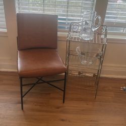 chair, Shelf, Picture, And Serving Bowl LOT