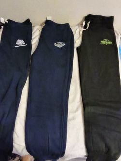 Three brand new large jogger sweatpants mixed colors will not separate