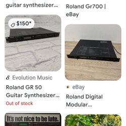 ROLAND GR50 GUITAR SYNTHESIZER