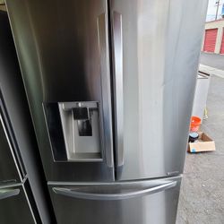 LG Counter Depth Stainless Steel French Door Refrigerator 