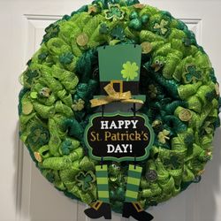 St Patrick’s Day Wreath 