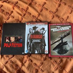 Quentin Tarantino (3 Movies) dvd package