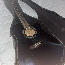 Acoustic Guitar With Case 