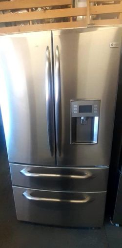 GE  French Door Stainless Steel Refrigerator Fridge
