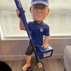 John Gruden Custom Los Angeles Dodgers 2024 World Series 4 Foot Bobblehead 48in