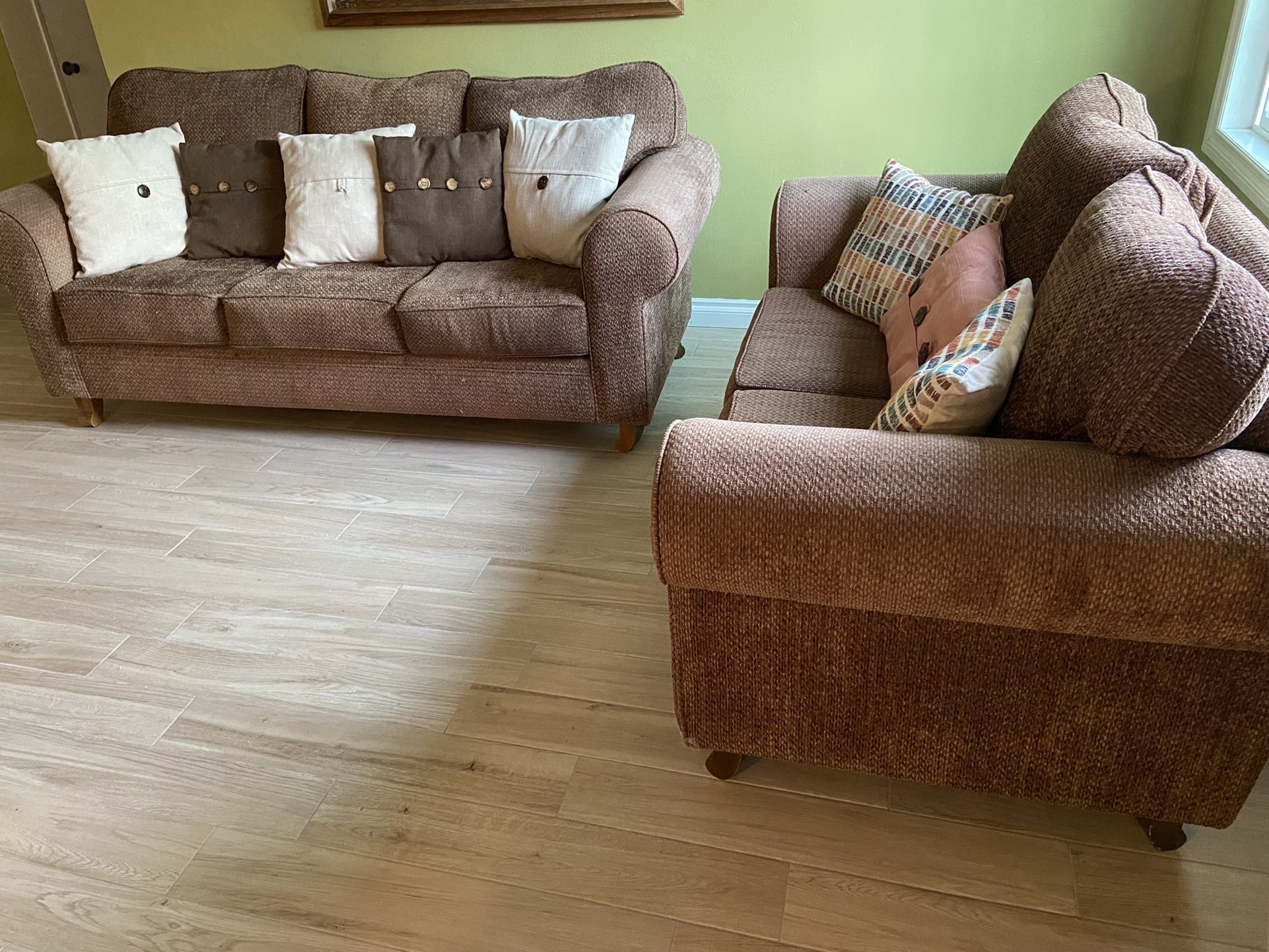 Sofa and Love Seat Combo