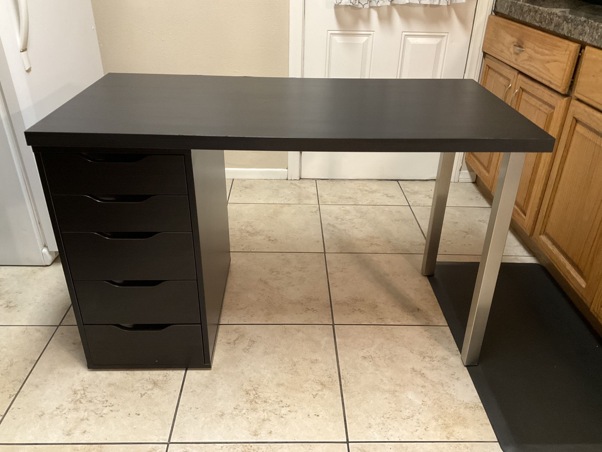 IKEA Desk, black-brown