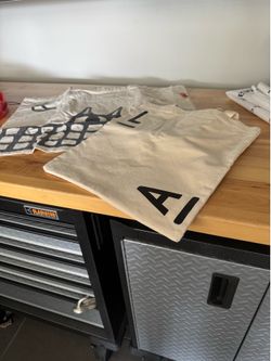 2 large canvas bags