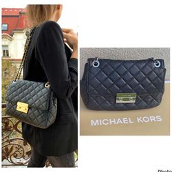 Michael Kors Sloan Large Leather Shoulder Bag. Firm Price/Precio Firme