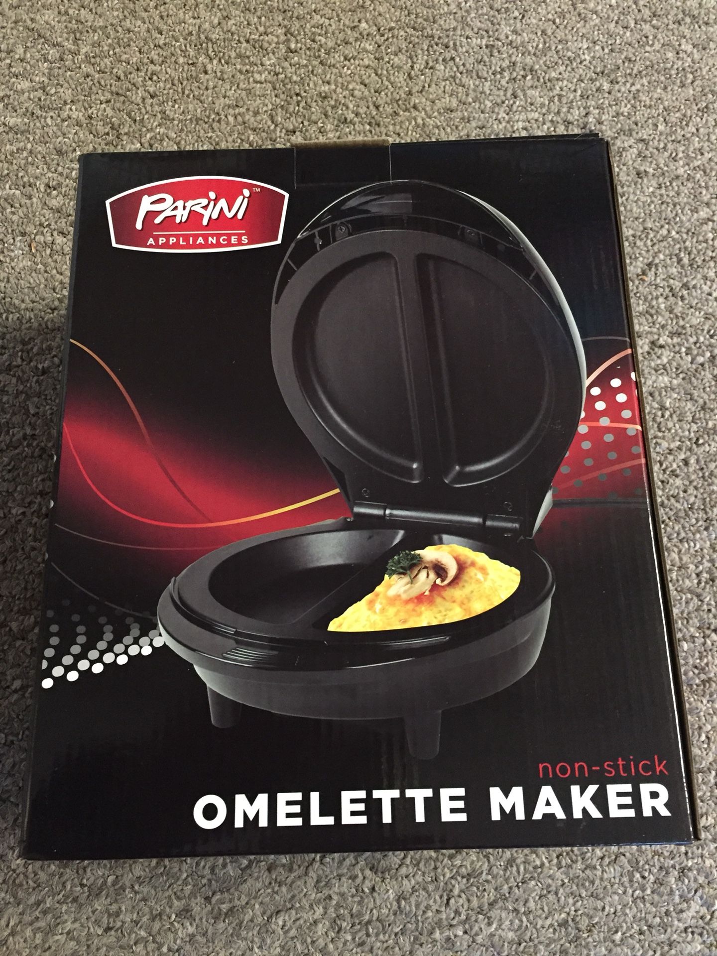PARINI omelet maker new in box. Non stick model INV00162. Great gift