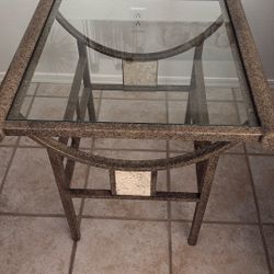 Glass End Table Great Condition 