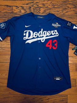 Blue Los Angeles dodgers Banda World Series jersey