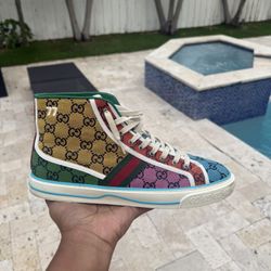 Gucci Multi Color Sneakers Size 12
