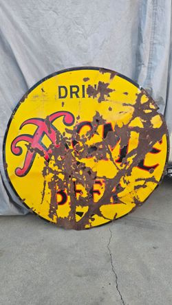 Vintage porcelain sign