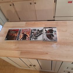 4 PS3 Games 