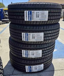 245/65/17 KUMHO CRUGEN 4 NEW TIRES INSTALLED ✅ INSTALADAS ✅ WE DO COMPUTER ALIGMENT ✅