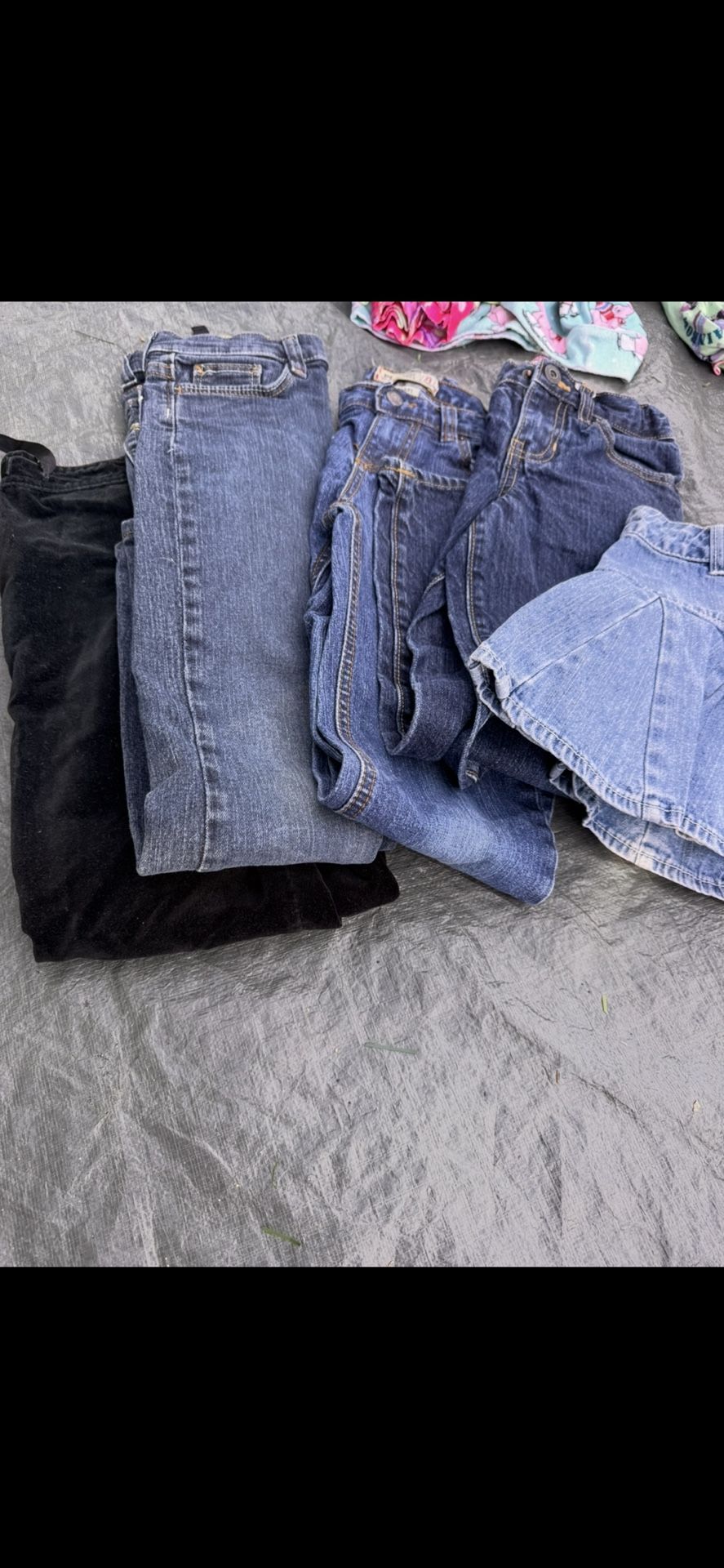 Jeans and one skirt size 8 or for 20