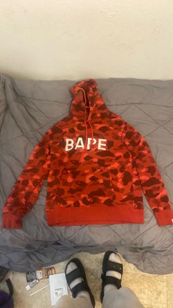 Red bape hoodie