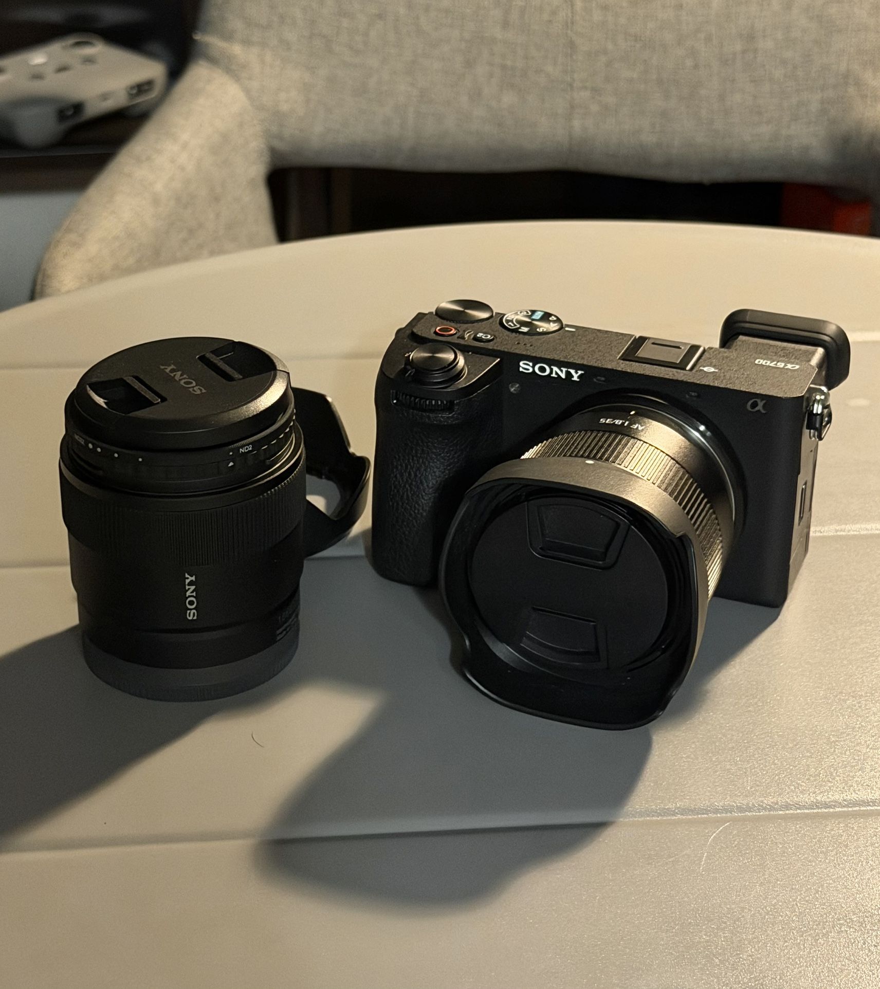Sony A6500 + 2 lenses