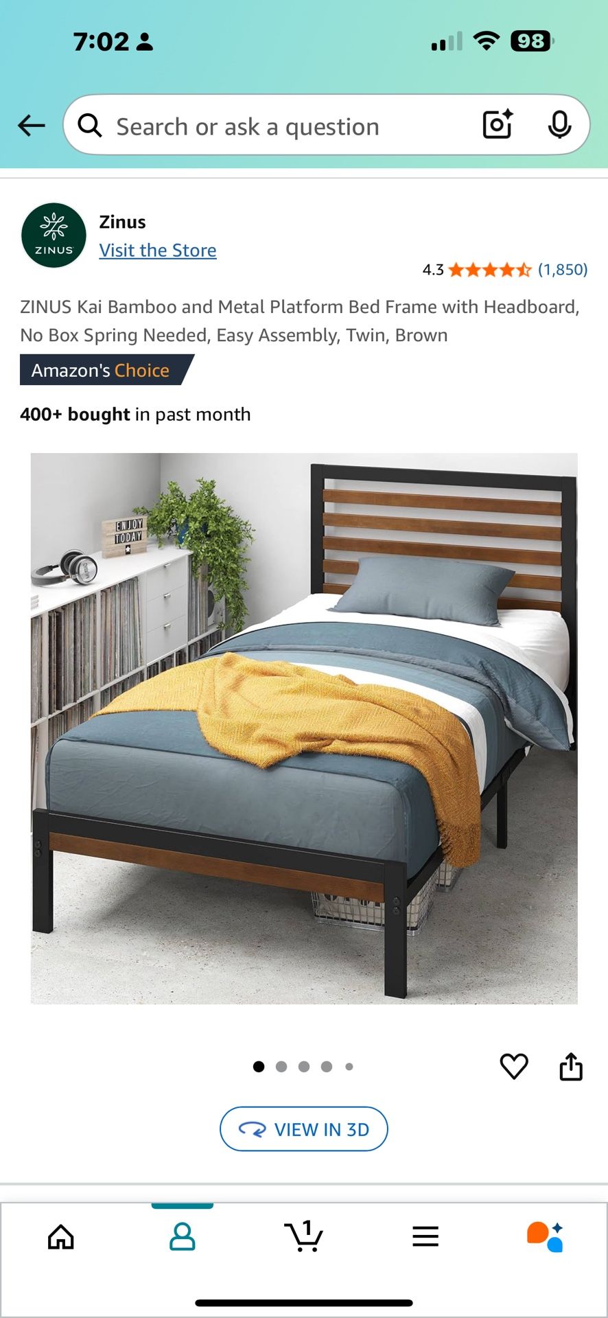 Twin Bed Frame