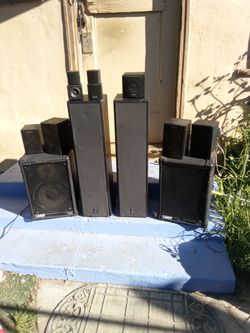 JBL and crate speakers Sony package deal