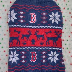 MLB Boston Red Soxs Dog Sweater Medium NWT