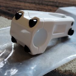 NEW Bicycle Bmx Threadless Stem Gloss White