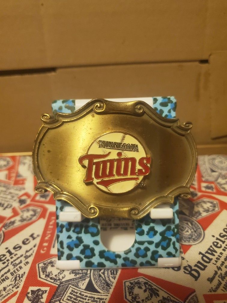 Vintage Minnesota Twins belt buckle