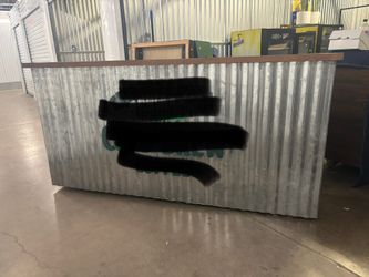 Solid Wood Industrial Style Bar