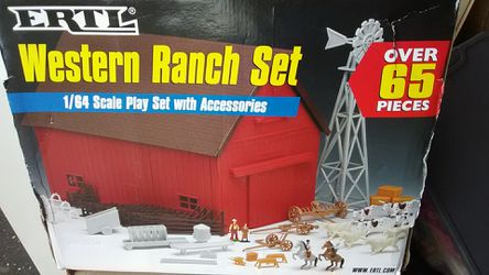 Western ranch set missing windmill