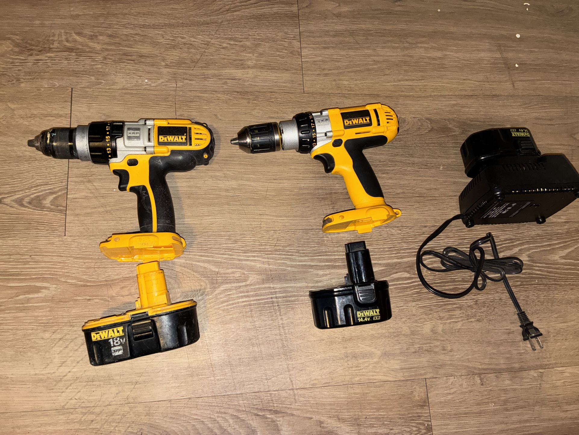 Dewalt drills With Batteries! And Charger