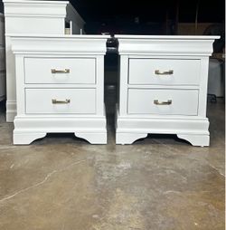 White Nightstands