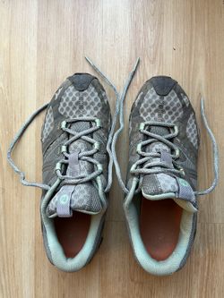 Merrell Women's Athletic Shoes in Gray and Mint