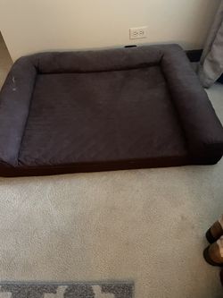 Large Brown Dog Bed