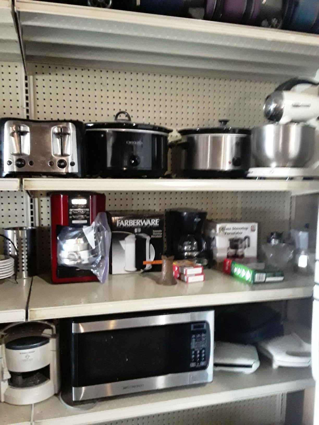 Crock pots toaster microwave coffee makers and more