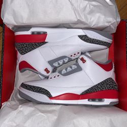 Jordan 3 Fire Red
