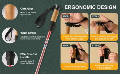 NEW Hiking Poles – $25  Brand new trekking poles Lightweight aluminum Adjustable height Great for hiking and walking  Perfect for trails around San Fr