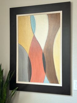 Modern Abstract Framed $12