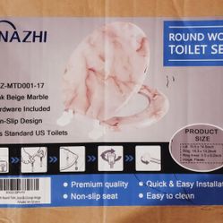 Round Wood Toilet Seat