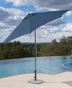 NEW SunVilla 10’ Auto-Tilt Patio Umbrella - Navy Blue