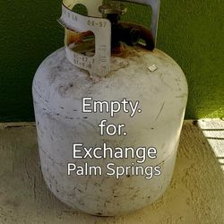 BBQ Bottle Empty for Exchange - Palm Springs 