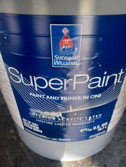 5 gallons Interior Satin bone White  paint
