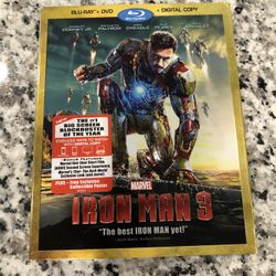 Iron Man 3 Bluray/Dvd